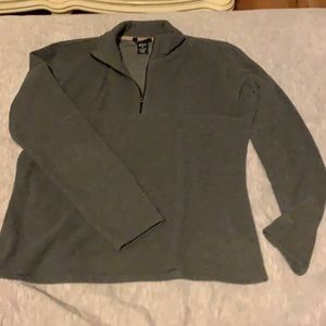GAP Grey 1/4 Zip Fleece Pullover (M-Fits like Sm)